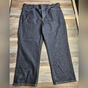 Banana Republic The Straight Jean Dark Rinse Waist 35